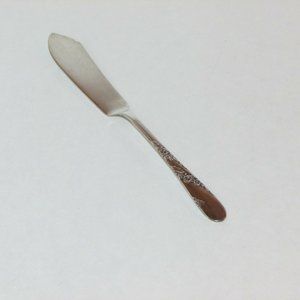 1950's Oneida Bridal Wreath Master Butter Knife Floral Vintage Cottagecore